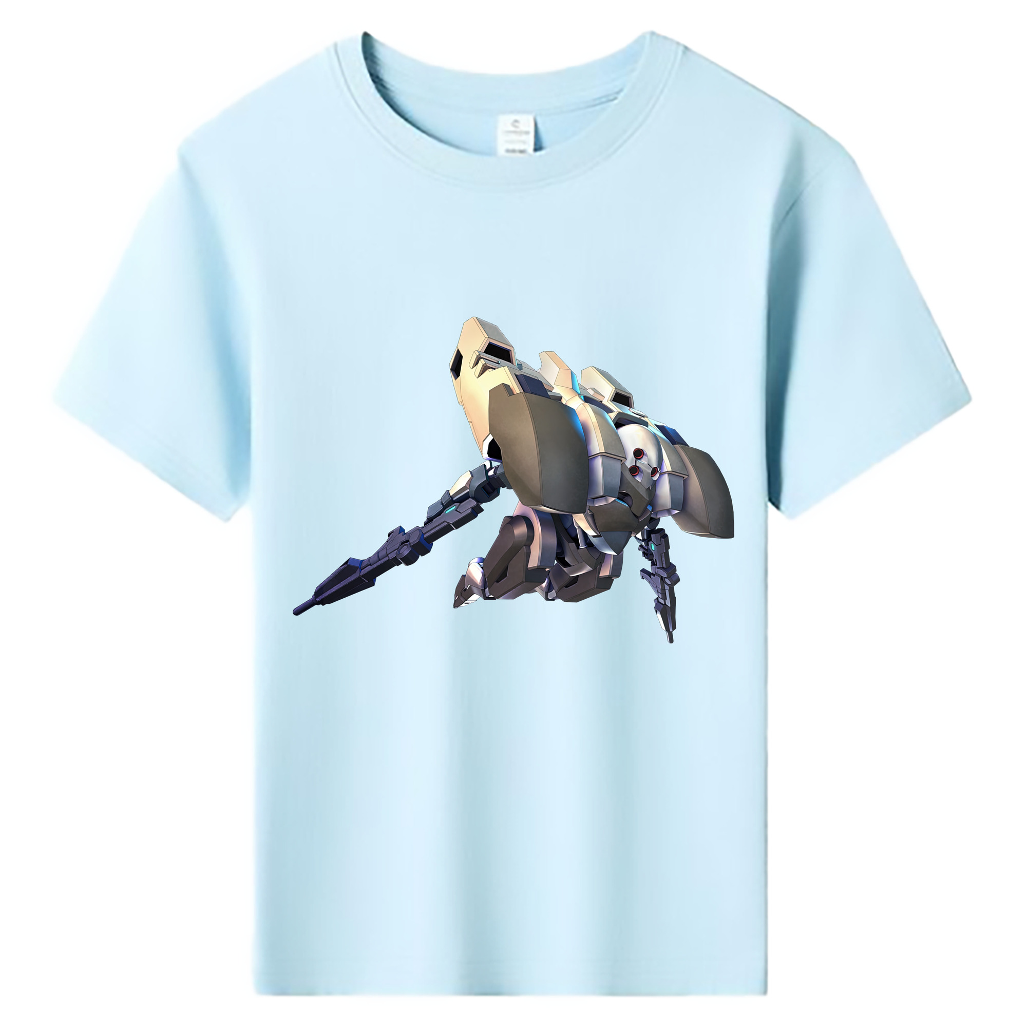 （画像用） 機動戦士ガンダム Mobile Suit Gundam 綿100％キッズTシャツ（フロントプリント）